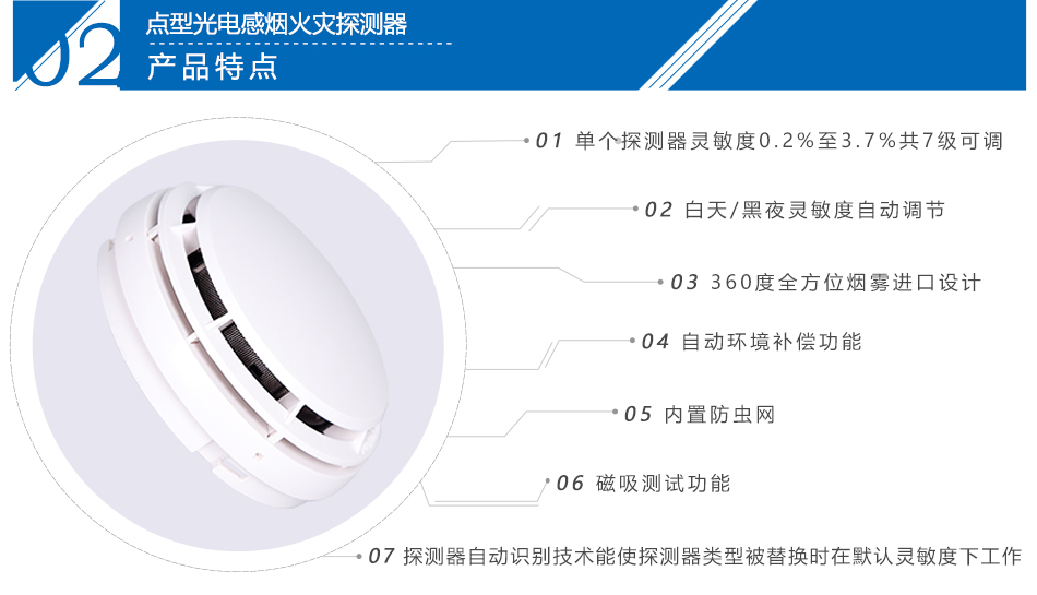 JTY-GM-CN4098-9714点型光电感烟火灾探测器特点